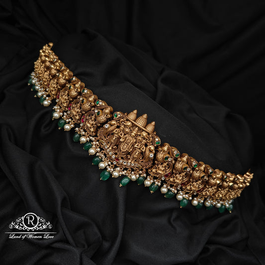 92.5-SILVER 3DDESGIN LAKSHMI DEVI HIPBELT-RCAZ11