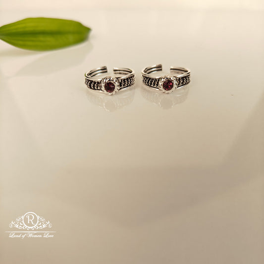 92.5 SILVER TOE RING-RCG329-1