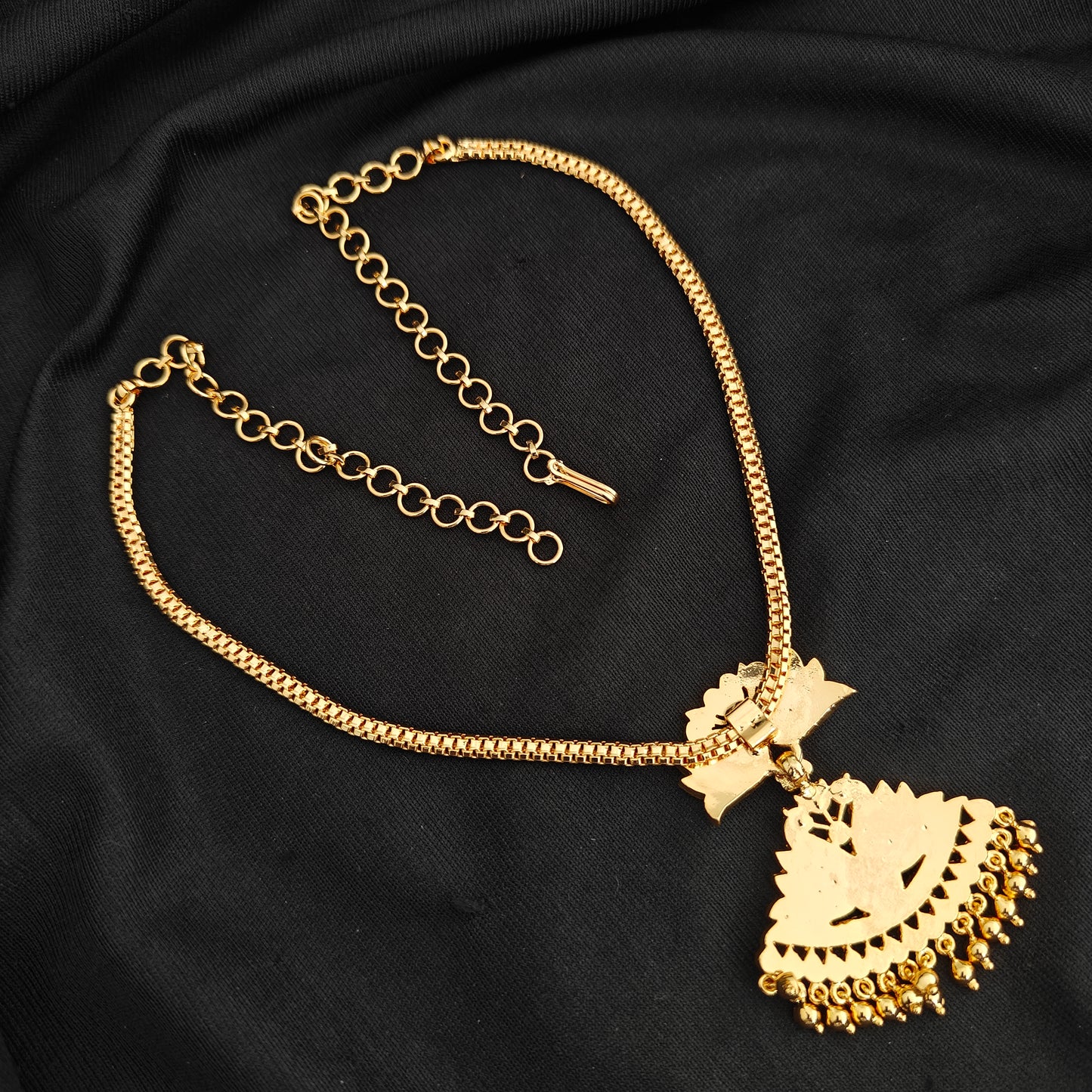 92.5 Silver Vintage Necklace -RCK351-1