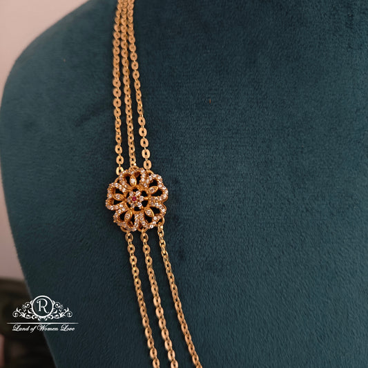 92.5 SILVER GOLD POLISH CHANDRAHARAM- RCH1101