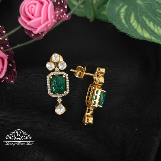 92.5-SILVER MOISSANITE EARRINGS-RCMJ194