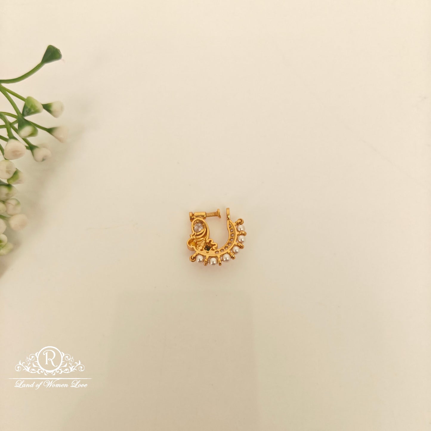 92.5 SILVER NOSE PIN -RCZP041