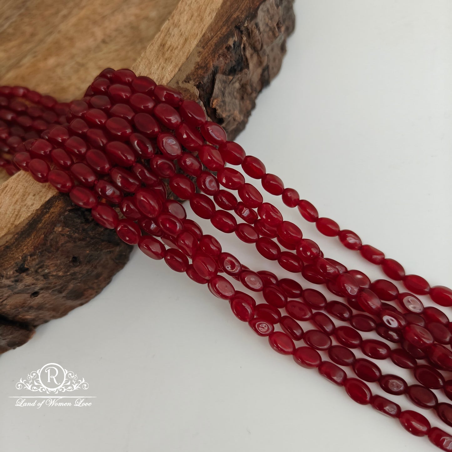RUBY BEADS-RCJM156