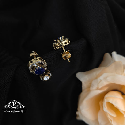 92.5 Silver Mossinate Earrings -RCMJ272