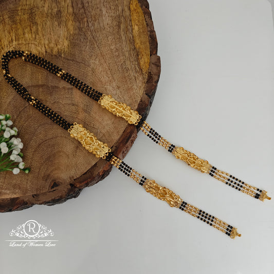 92.5-SILVER BLACK BEADS CHAIN-RCNB02