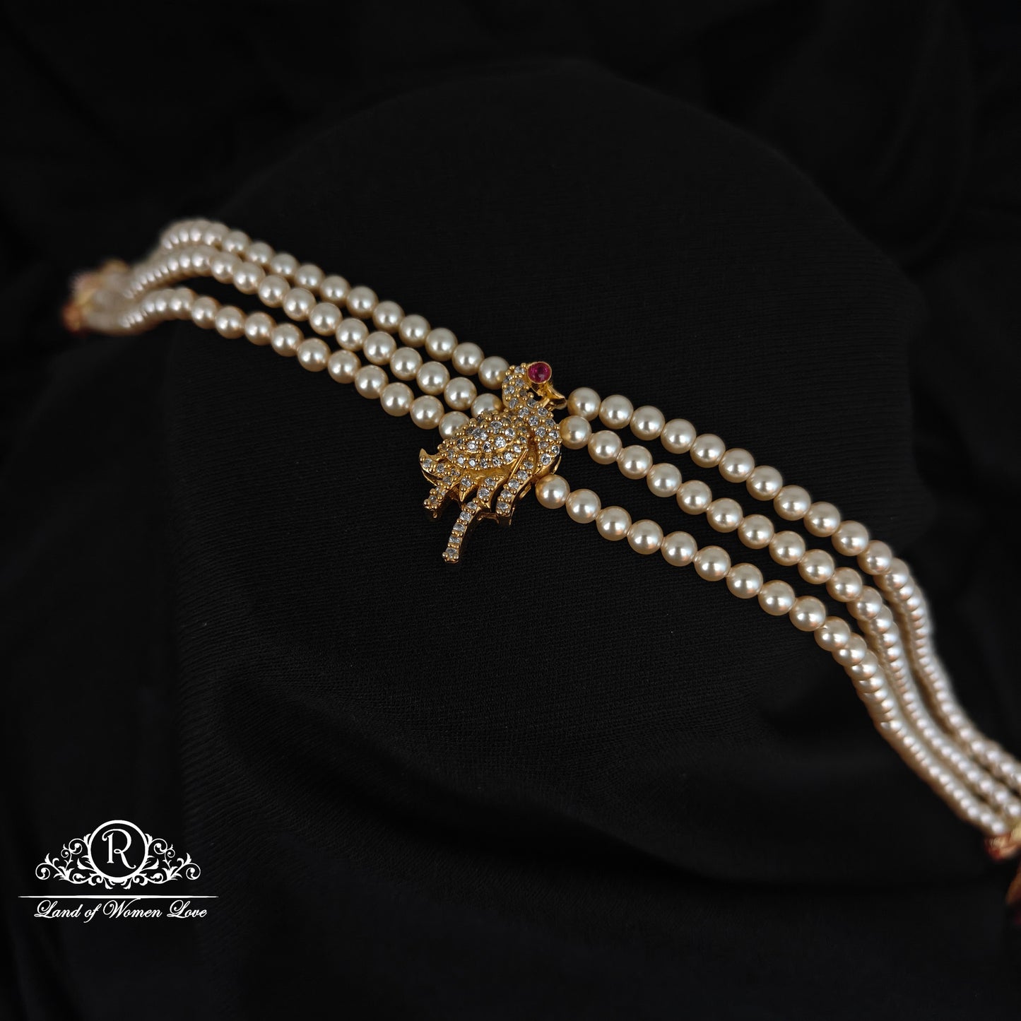 92.5 SILVER PEARL CHOCKER-RCH1040