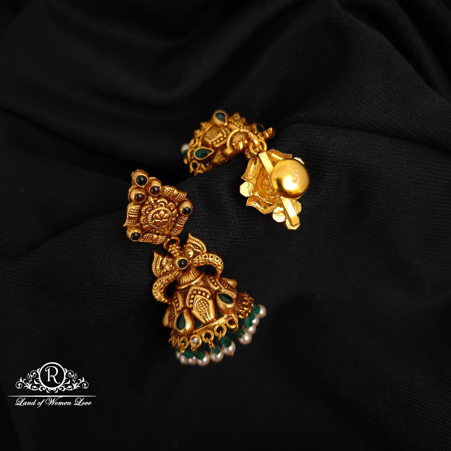 92.5 SILVER PEACOCK JUMKAS-RCP182