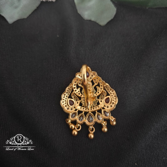 92.5-SILVER LAKSHMI DEVI PENDANT-RC061M1357