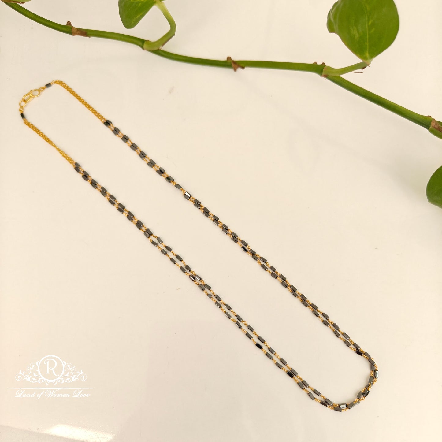 92.5 SILVER YASH BEADS CHAIN-RCH1046