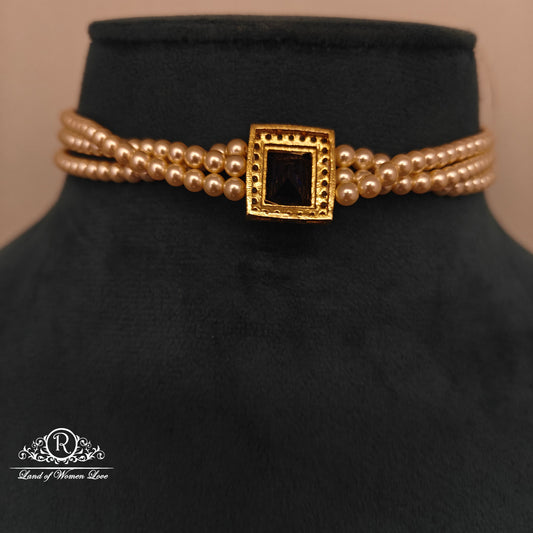 92.5 SILVER PEARL CHOCKER-RCH890