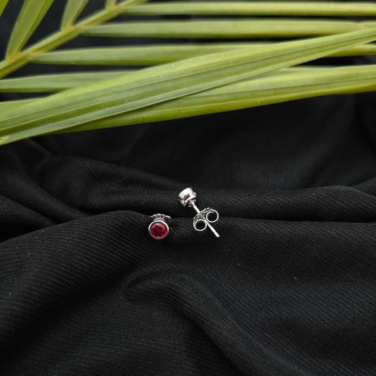 92.5 Silver Earrings -RCH1281