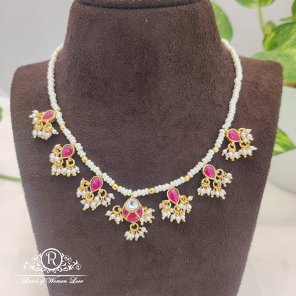 White pearl Necklace RCH339