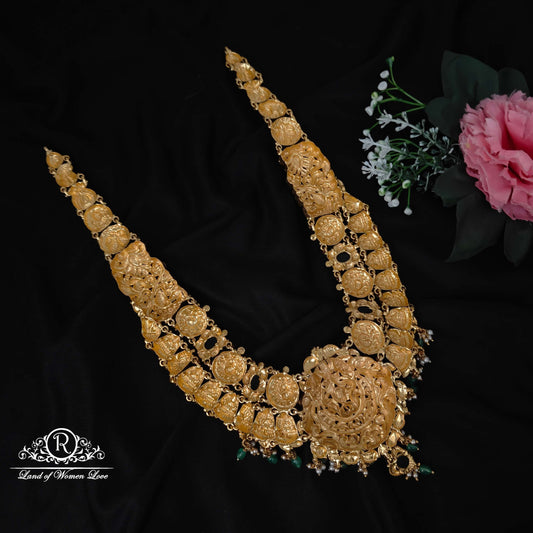 Beautiful Silver Nakshi haram-RCM907