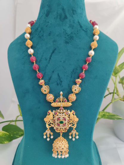 haram silver with gold coating haram m148 pearl 92.5 silver ramala jewelry / ramala collections