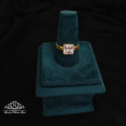 ring 92.5 silver white stone ring-rct336 92.5 silver ramala jewelry / ramala collections