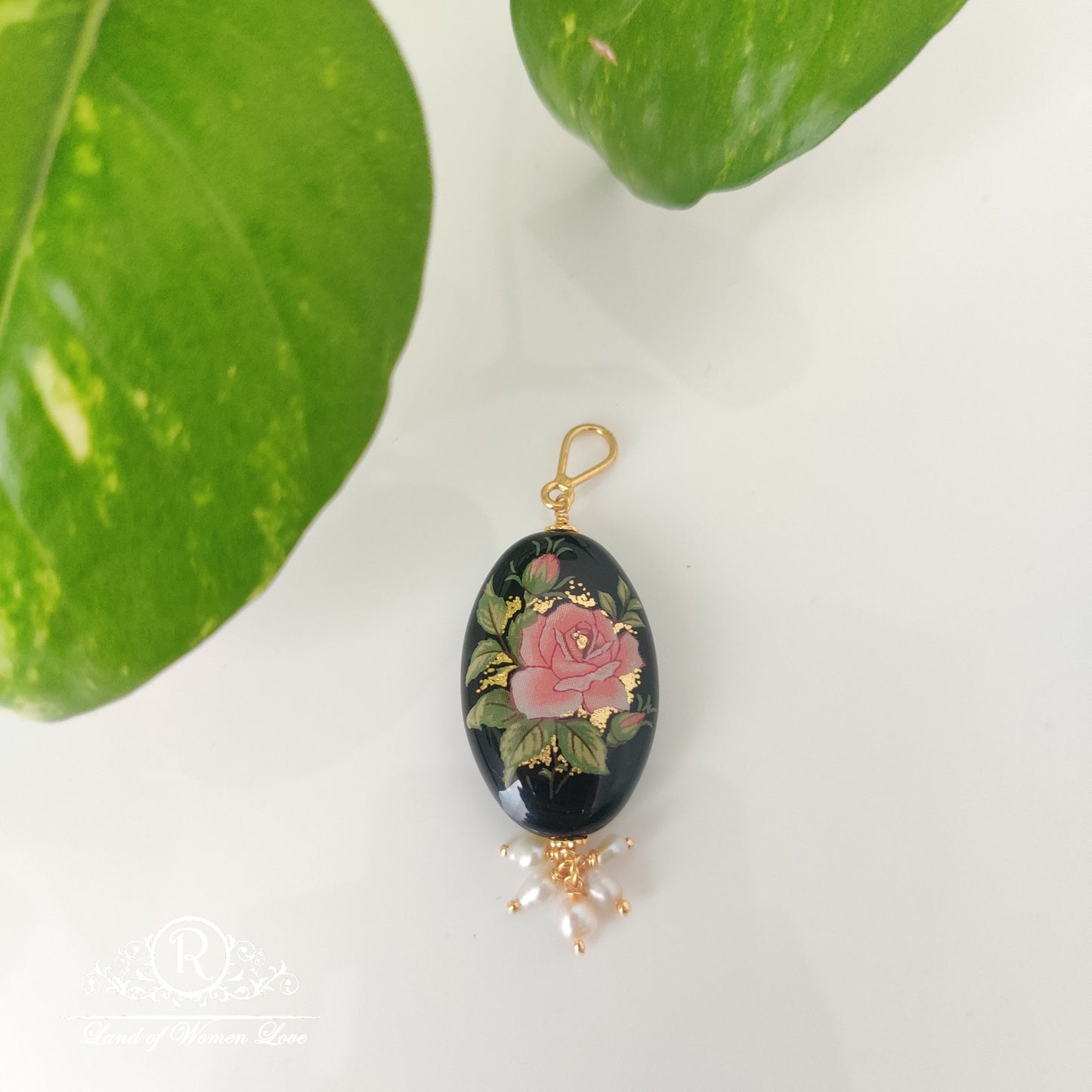 pendant beautiful japan beads silver pendant-rchk0056 pearl 92.5 silver ramala jewelry / ramala collections