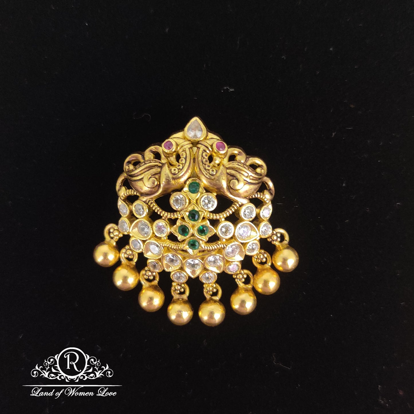 pendant peacock design silver pendant-rc85-70cp027 92.5 silver ramala jewelry / ramala collections