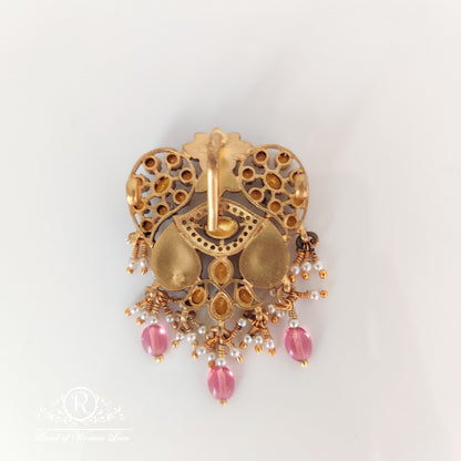 Kundans Silver pendant-RC85-105CP08