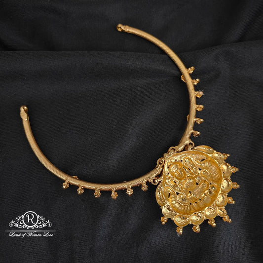 92.5 silver simple and Cute Lakshmi Devi design Kante-RCM174