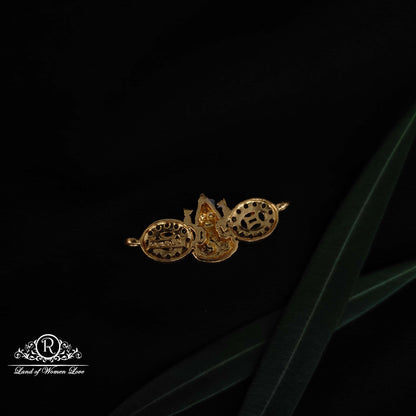 Lakshmi Devi design Silver Mala locket-RCM1009