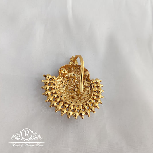 92.5 Silver Jewelry Lakshmi Devi nagara pendant RCV078