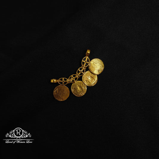 92.5 Silver Lakshmi devi design Mala locket-RCP124