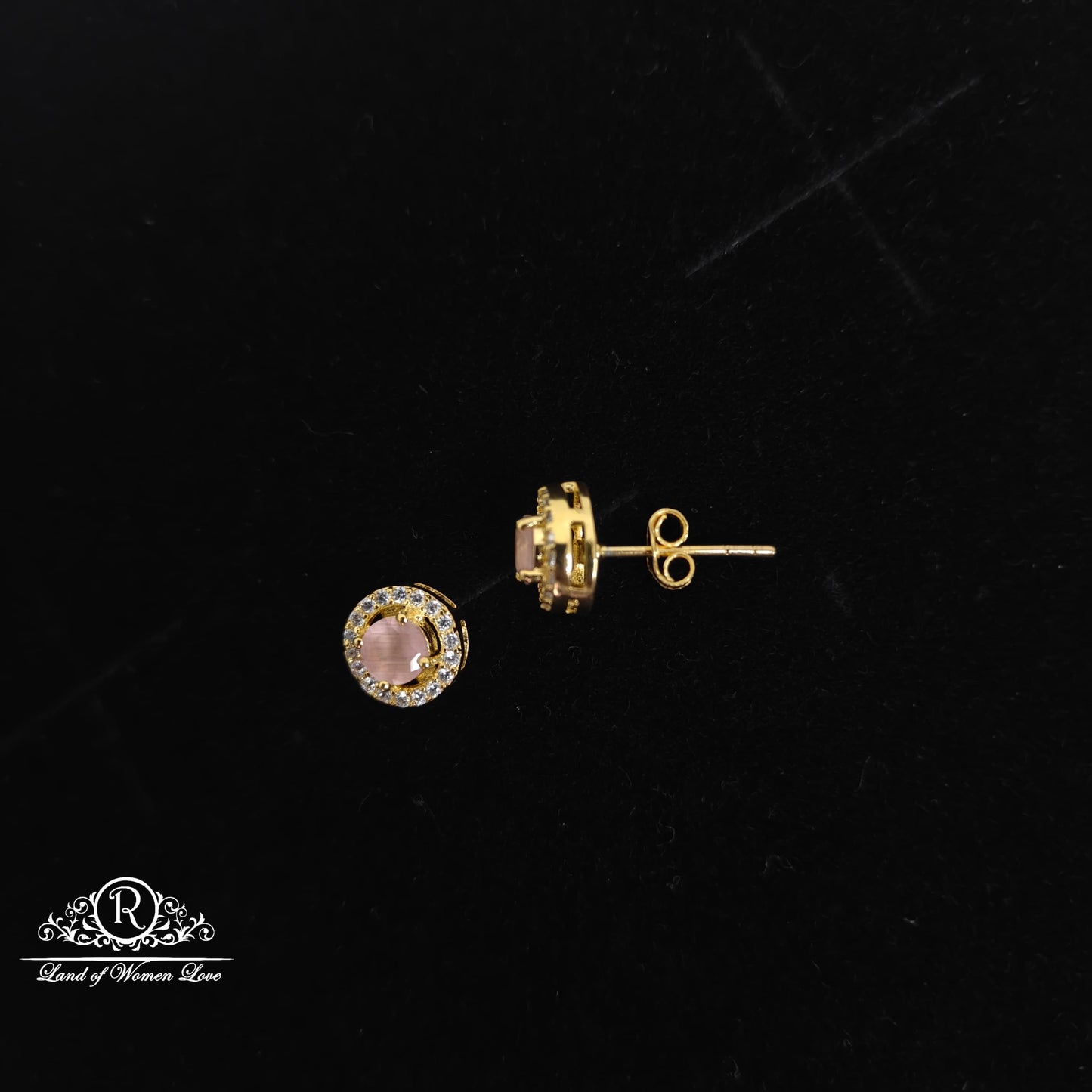 92.5 Silver CZ- stones beautiful pendant set-RCDS088