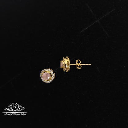 92.5 Silver CZ- stones beautiful pendant set-RCDS088