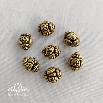 silver base gold polish nakshi ball :rcp005 92.5 silver ramala jewelry / ramala collections