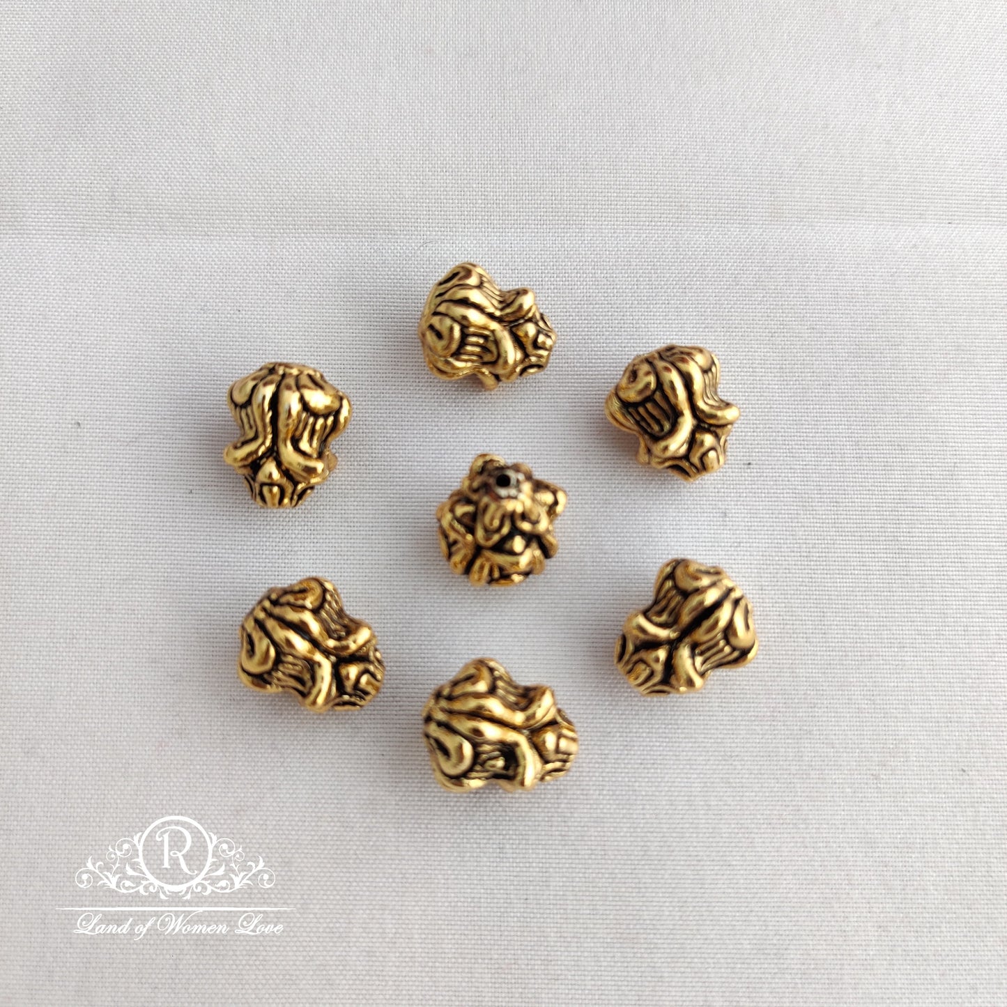 silver base gold polish nakshi ball :rcp001 92.5 silver ramala jewelry / ramala collections