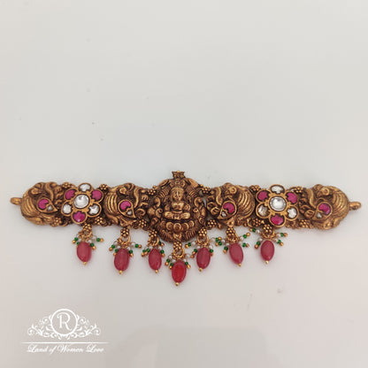 choker stunning nakshi design silver choker-rcm917 92.5 silver ramala jewelry / ramala collections