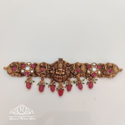 choker stunning nakshi design silver choker-rcm917 92.5 silver ramala jewelry / ramala collections