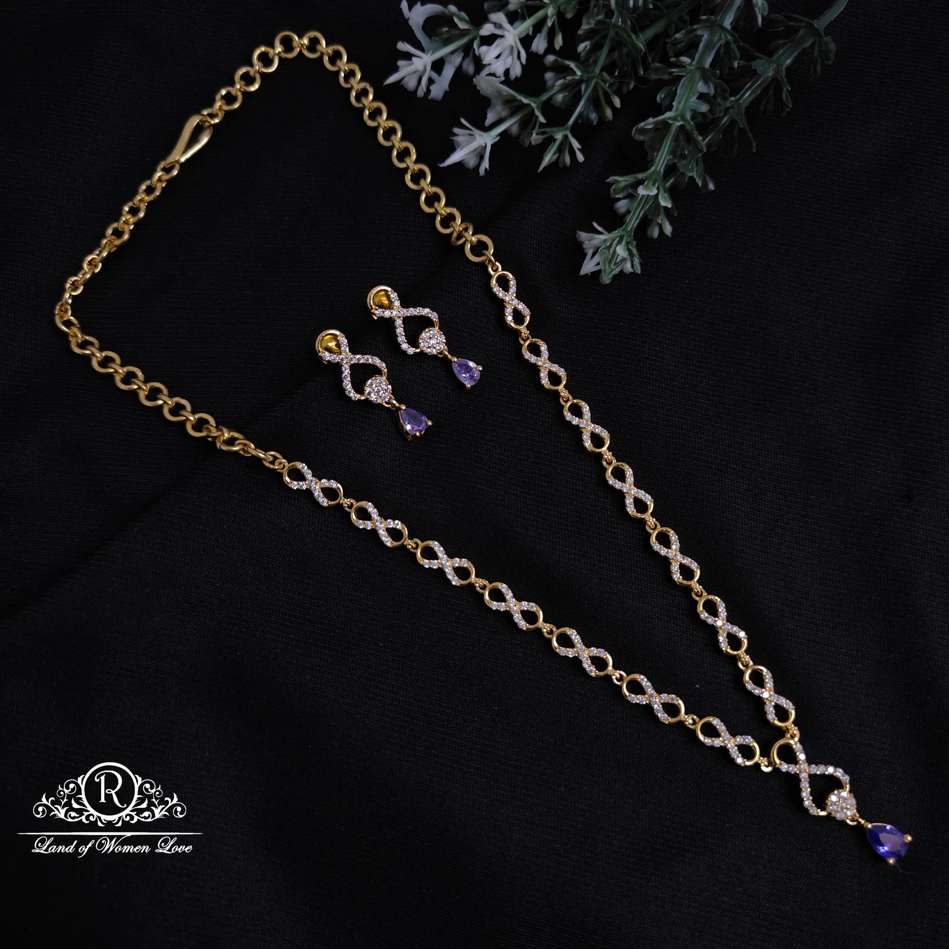 earrings 92.5 silver light weight necklace kids special designs cz 92.5 silver ramala jewelry / ramala collections