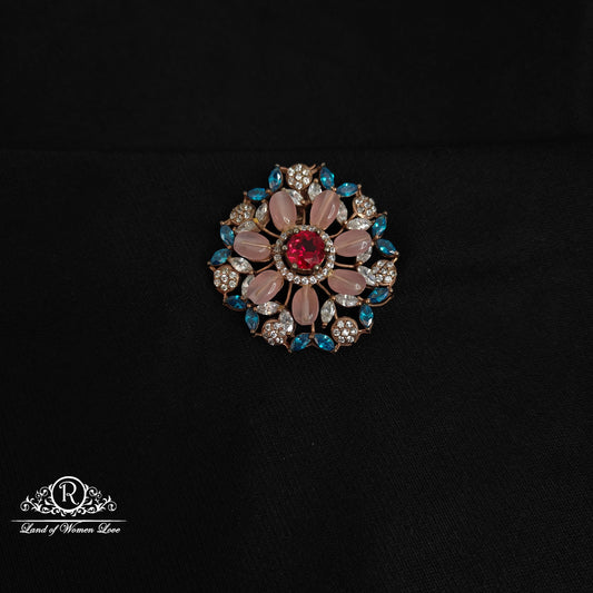 92.5 silver rose gold polish amaya beads side locket-rcm114 92.5 silver ramala jewelry / ramala collections