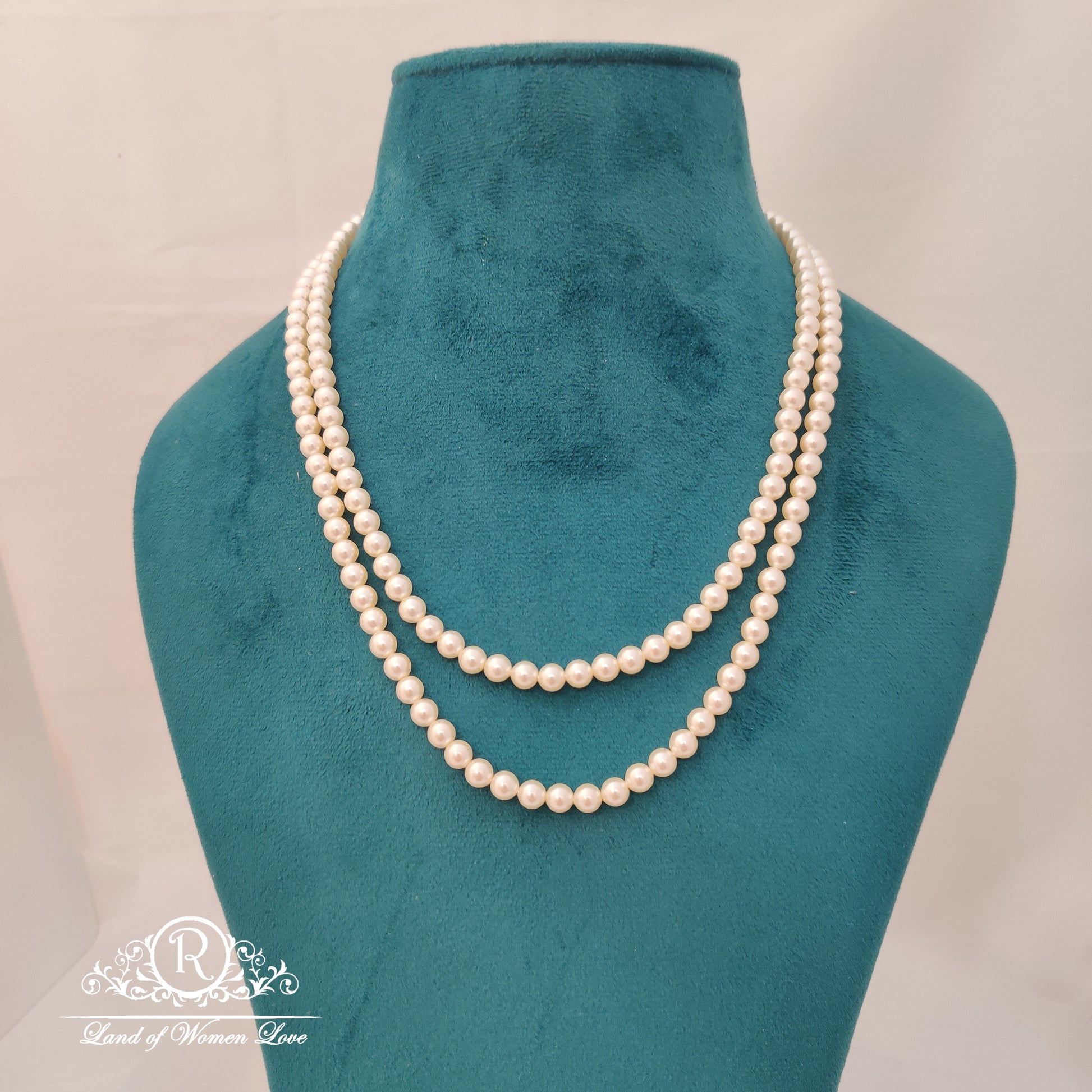 cultural richness ã°å¸â€™âbeautiful beads mala with pearlsã¢å“â¨ã°å¸â¤â 16"-rch544 92.5 silver ramala jewelry / ramala collections