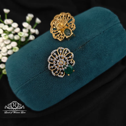 92.5 silver simple and Cute earrings - RCDS0517