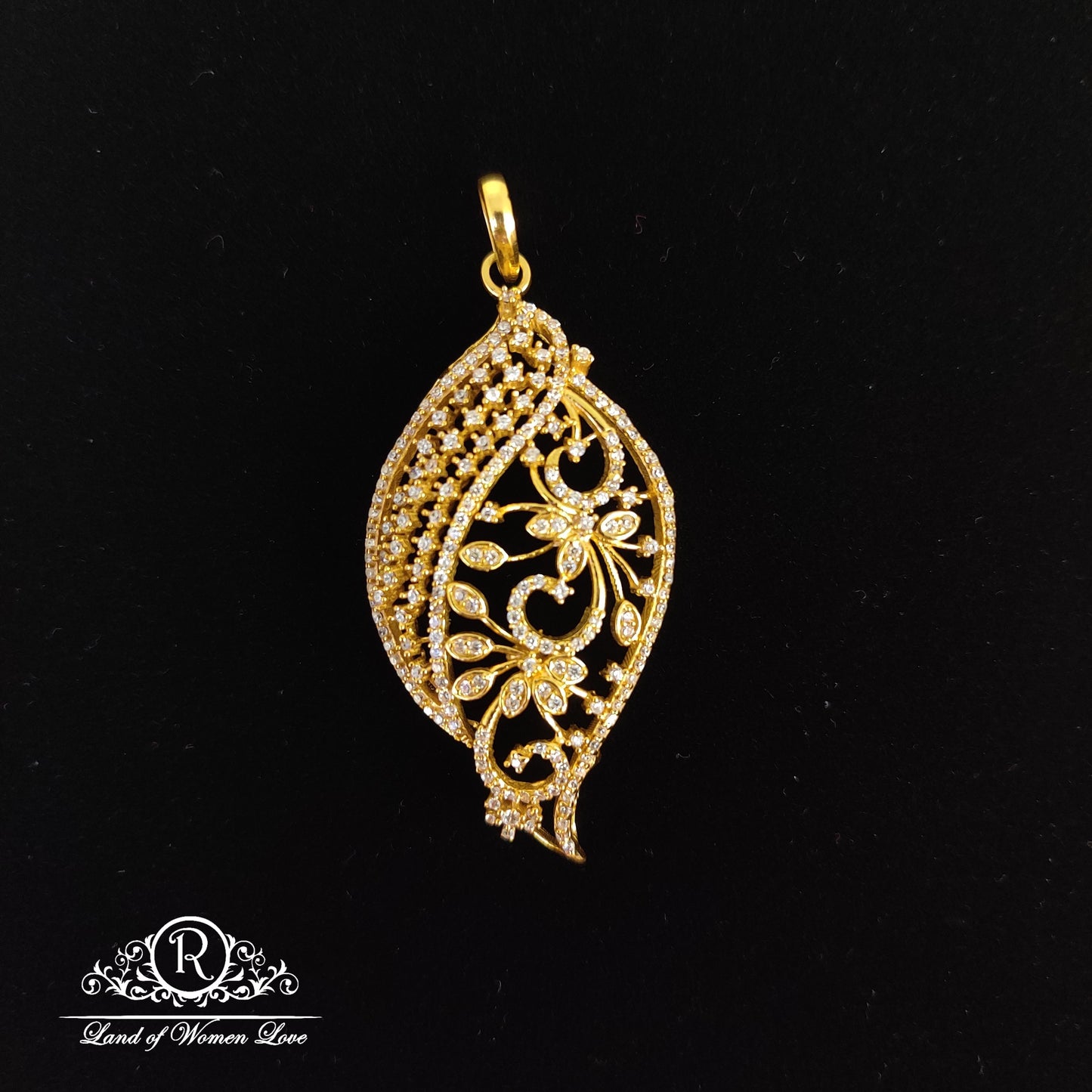 pendant white stones silver pendant-rc85-70cp040 92.5 silver ramala jewelry / ramala collections