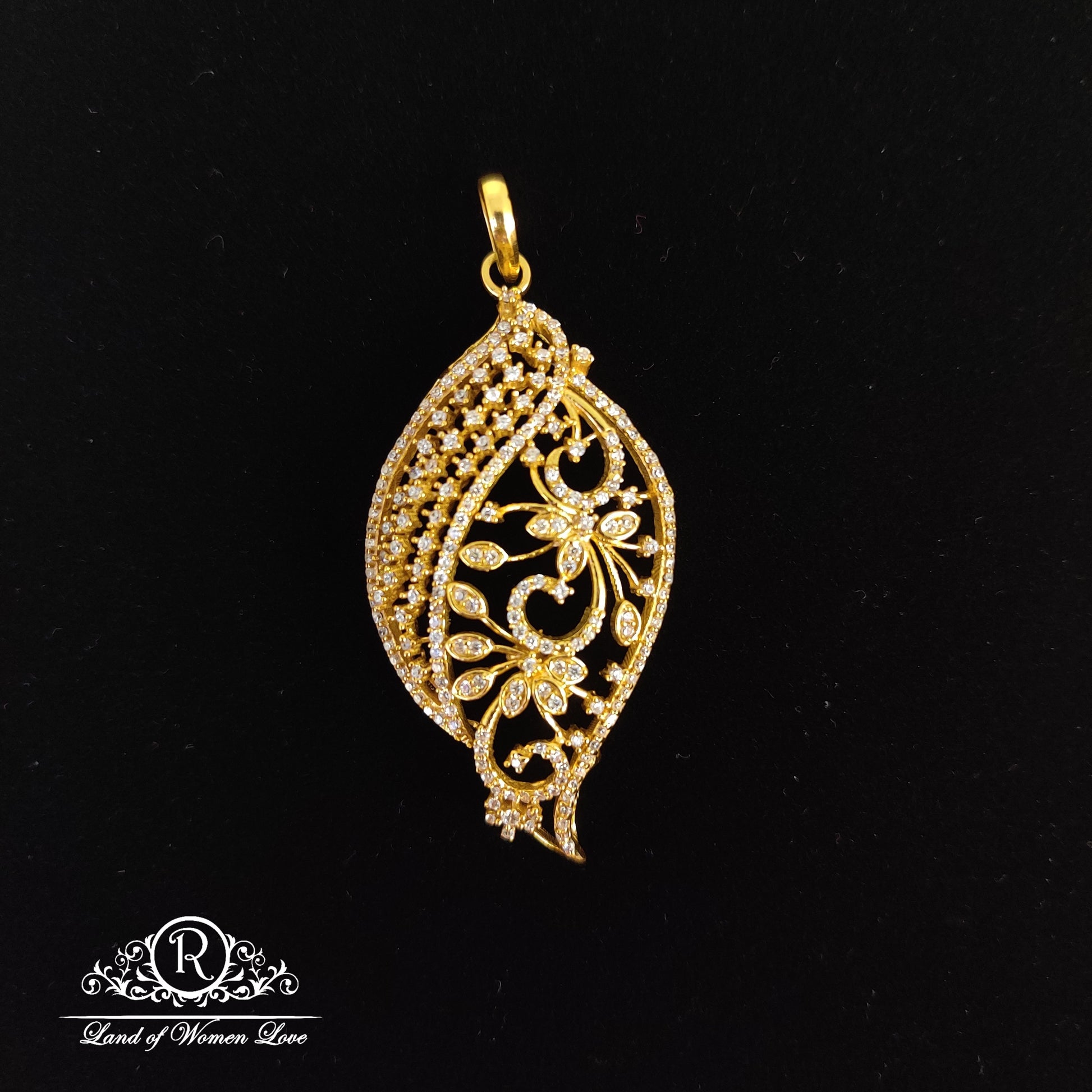 pendant white stones silver pendant-rc85-70cp040 92.5 silver ramala jewelry / ramala collections