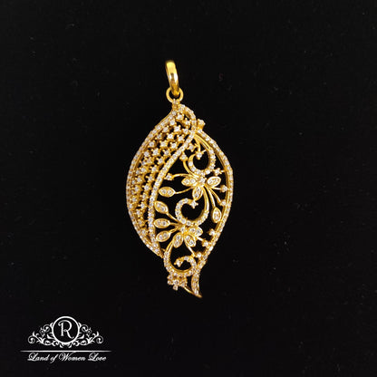 pendant white stones silver pendant-rc85-70cp040 92.5 silver ramala jewelry / ramala collections