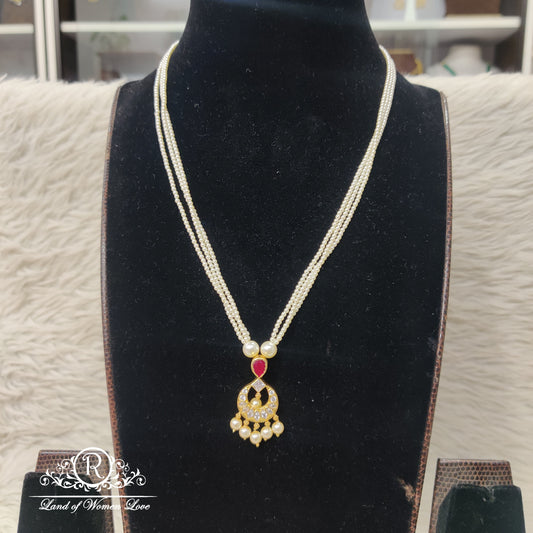 orginal sarwojki pearls 2mm with locket beads mala 22"rckjr10 92.5 silver ramala jewelry / ramala collections