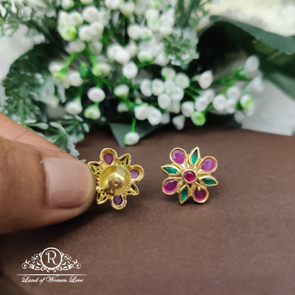 Simple and cute Silver Studs-RC85-70CP058