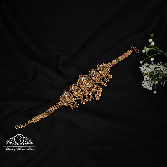 necklace peacock design nakshi silver choker-rc85-70cp011 92.5 silver ramala jewelry / ramala collections