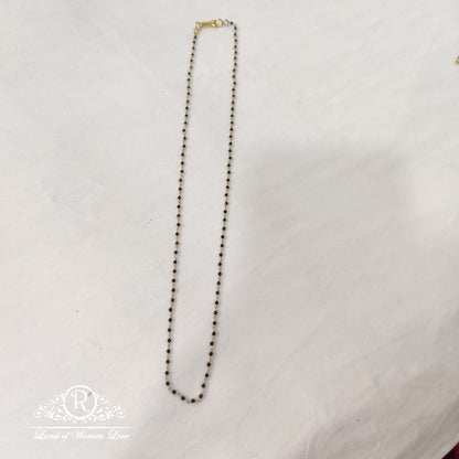 Silver Black Beads RCH341