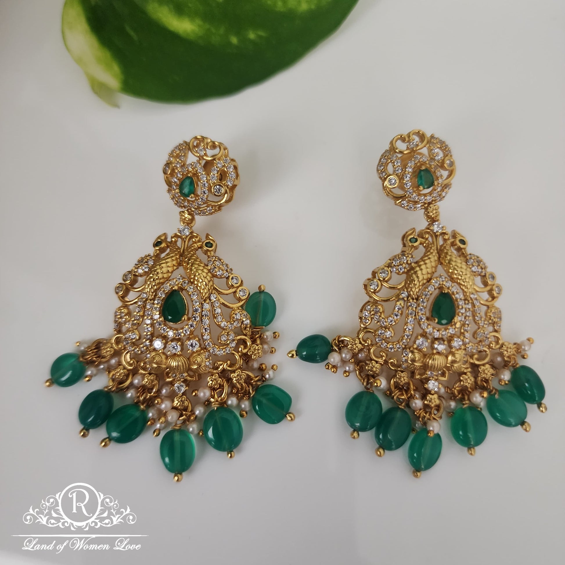 earrings cute beaded earrings-rcm228 92.5 silver ramala jewelry / ramala collections