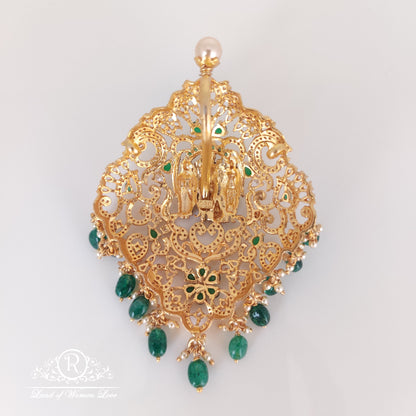 Ram parivar Silver Pendant 4"-RCM809