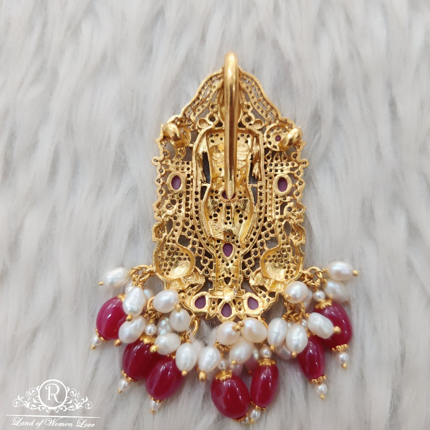 Silver venkateswara swamy locketRCH0016