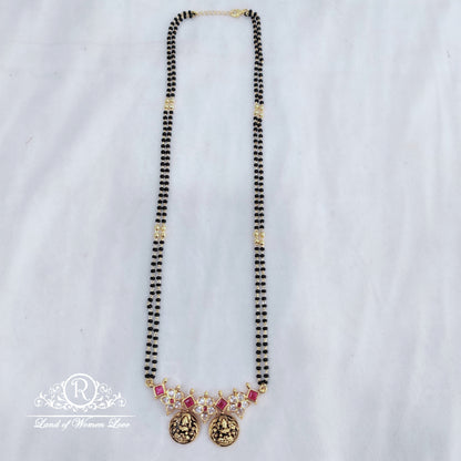 Silver Locket With Black Beads:RCD112