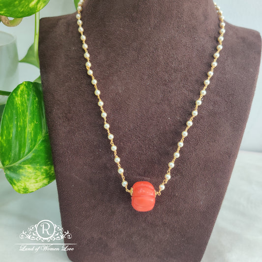 necklace 92.5 silver jewelry coral carin style necklace rchk0016 coral 92.5 silver ramala jewelry / ramala collections