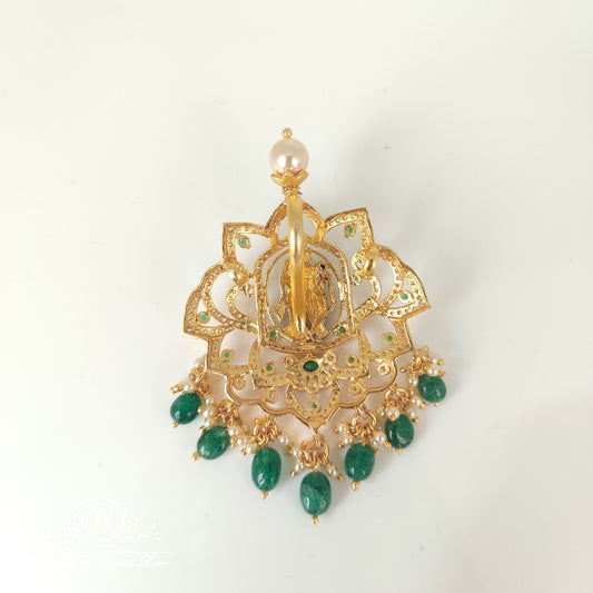 Radha Krishna Design Silver Locket-RCM251