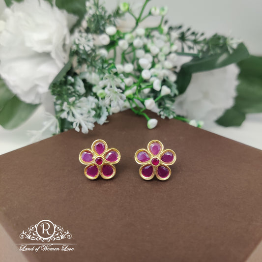 stud simple and cute silver studs-rc85-70cp054 92.5 silver ramala jewelry / ramala collections